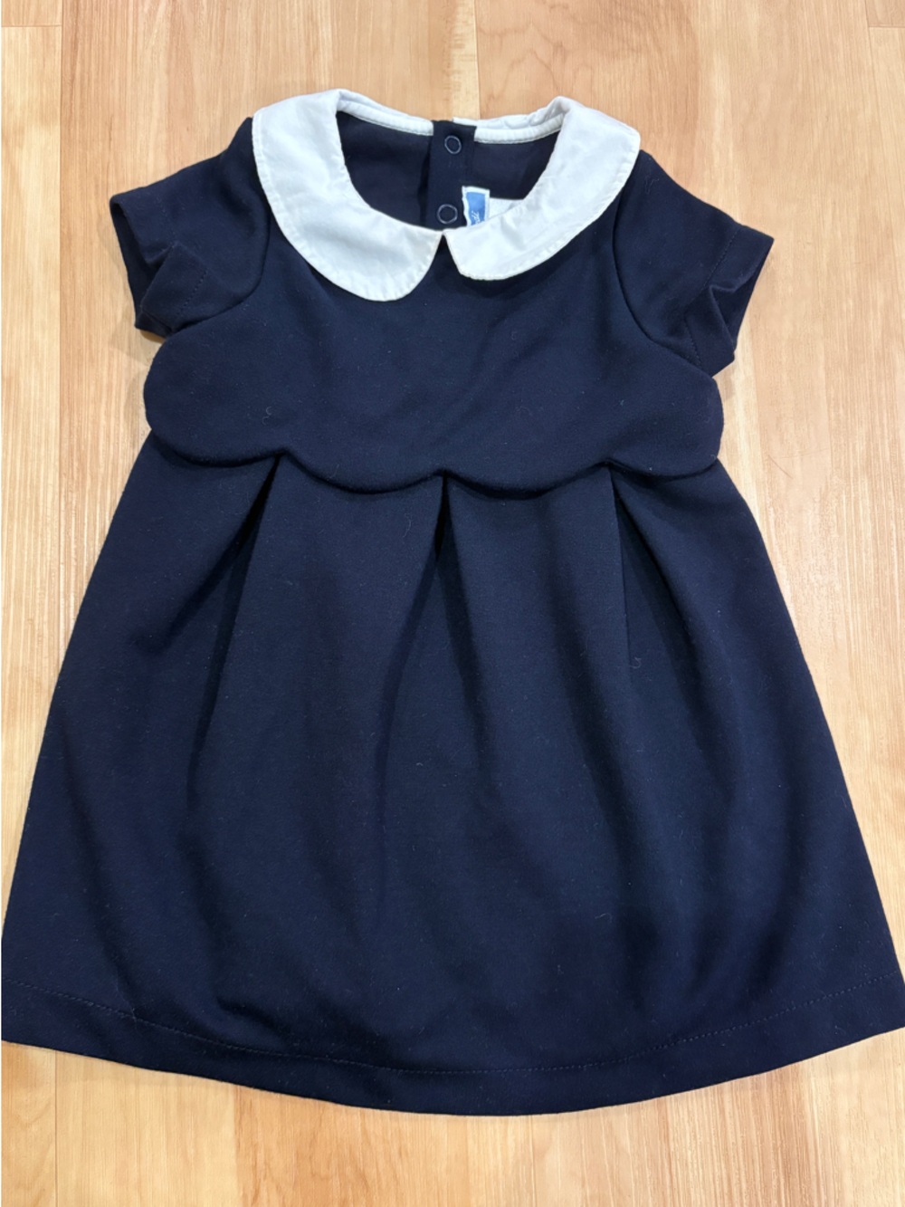 Jacadi Navy Dress with White Collar